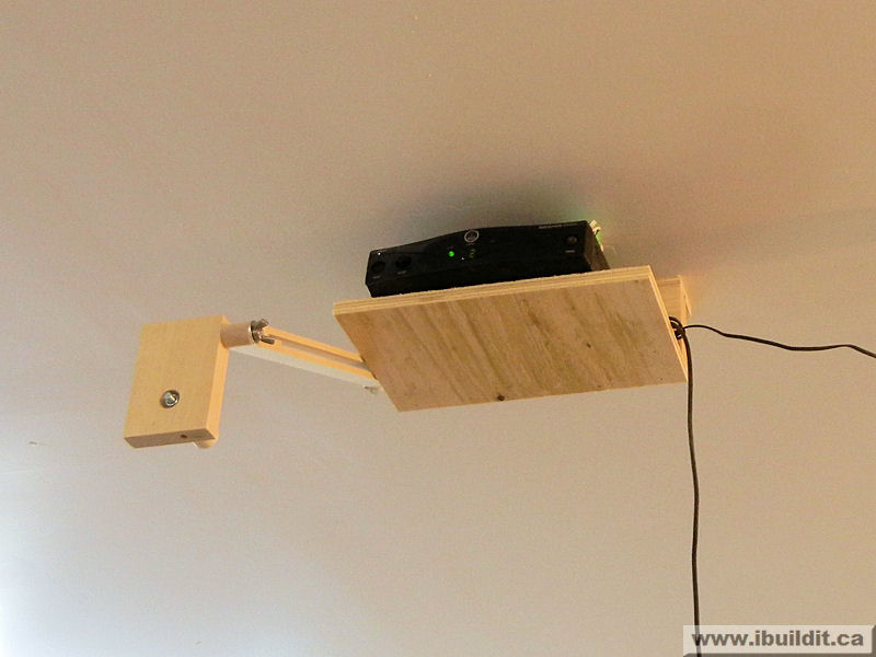 How to make a ceiling camera mount
